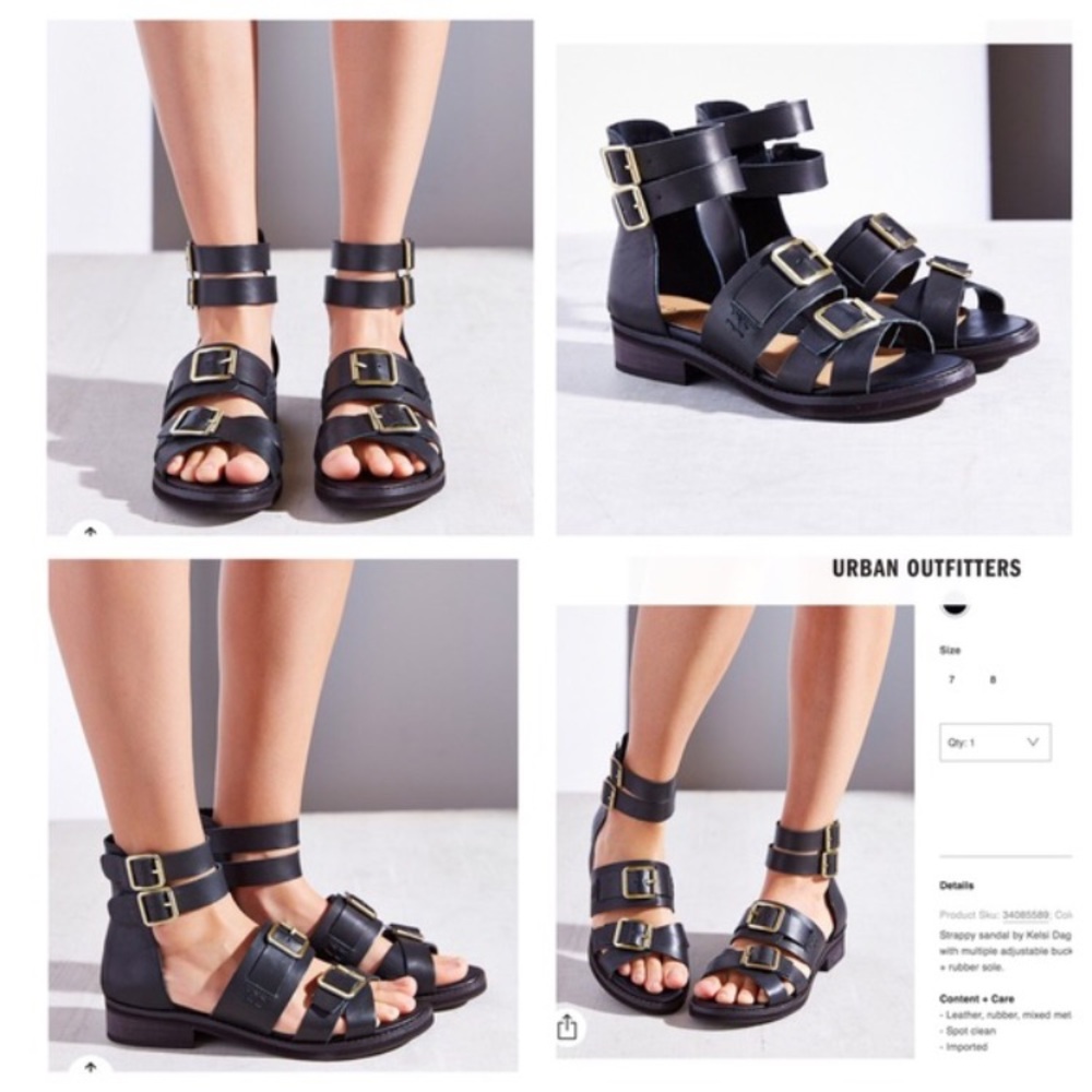 Kelsi Dagger • Twisted • Black • Sandals - Picture 3 of 7